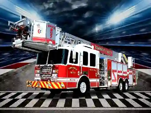 게임 Fire Trucks Puzzle 온라인