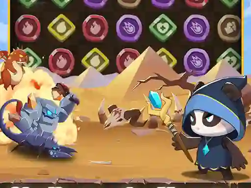 게임 Legend of Panda Match 3 & Battle 온라인