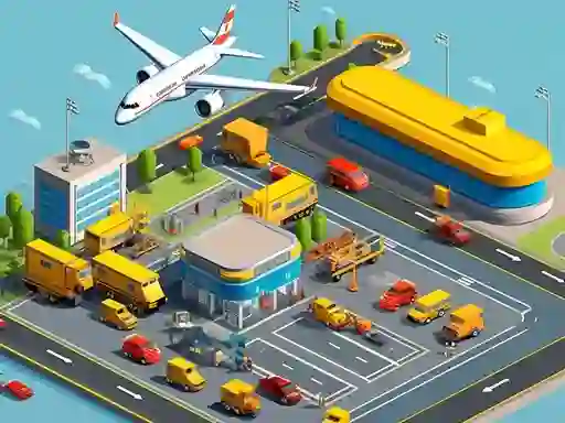 게임 Taxi Empire Airport Tycoon 온라인