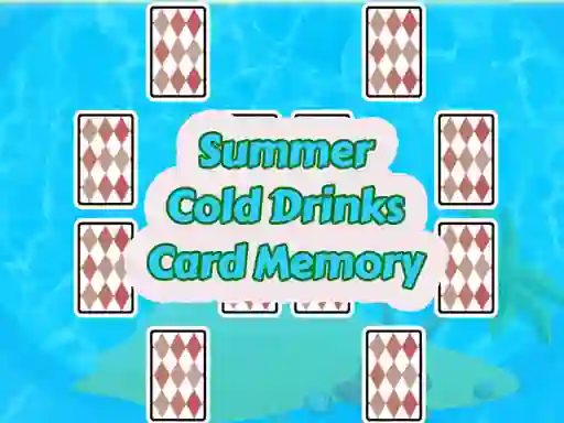 게임 Summer Cold Drinks Card Memory 온라인