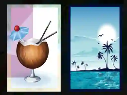 게임 Beach Cocktails Memory 온라인