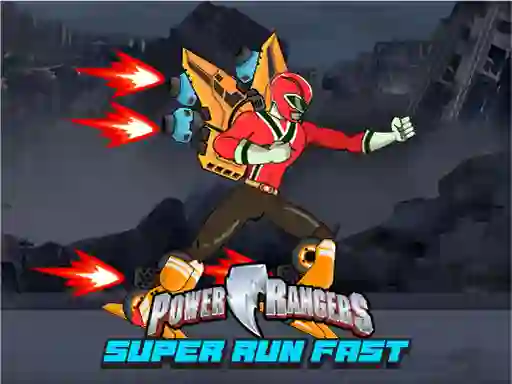 게임 Power Rangers Super Run Fast 온라인