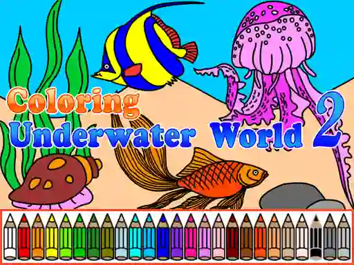 게임 Сoloring Underwater World 2 온라인