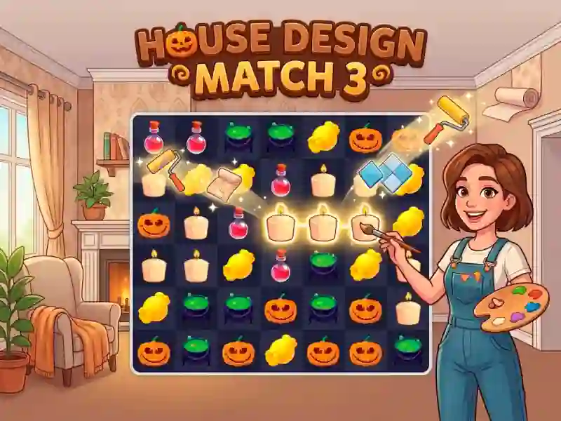 게임 House Design Match 3 온라인