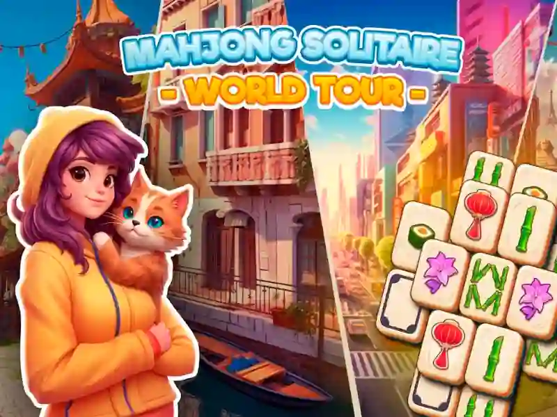 게임 Mahjong Solitaire: World Tour 온라인