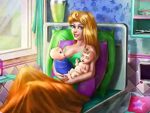 게임 Sleepy Princess Twins Birth 온라인