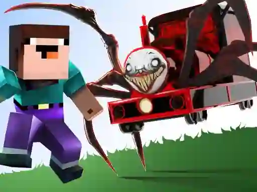 게임 Noob vs Spider Train 온라인