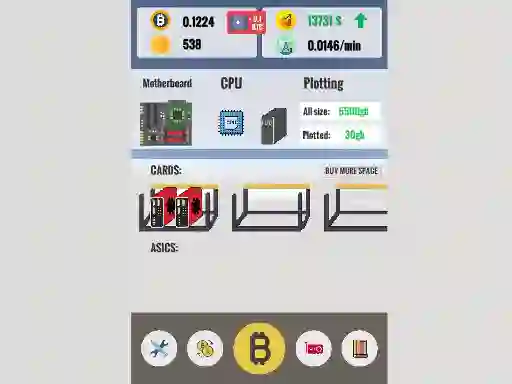 게임 Bitcoin Clicker 온라인