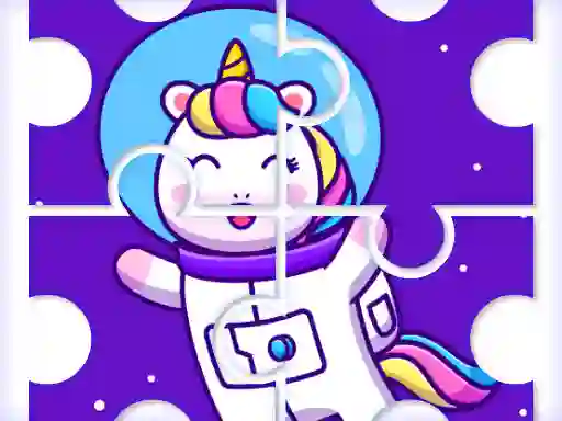 게임 Cute Rainbow Unicorn Puzzles 온라인