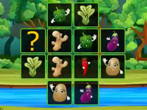 게임 Vegetable Cards Match 온라인