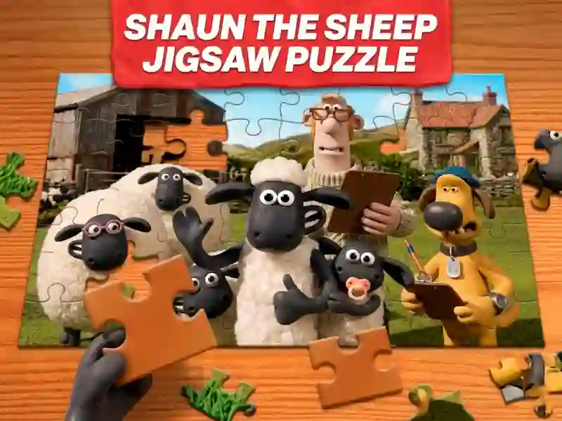 게임 Shaun the Sheep Jigsaw Puzzle 온라인