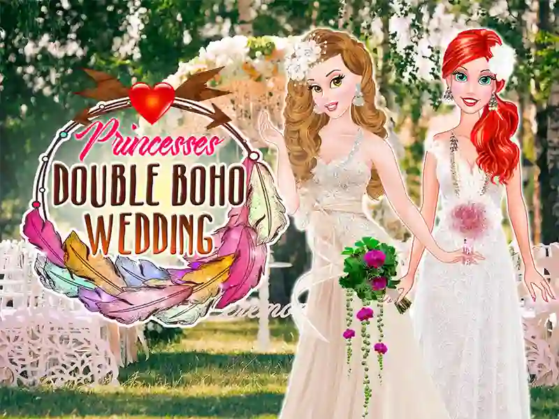 게임 Princesses Double Boho Wedding 온라인