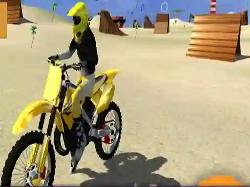 게임 Motor Cycle Beach Stunt 온라인