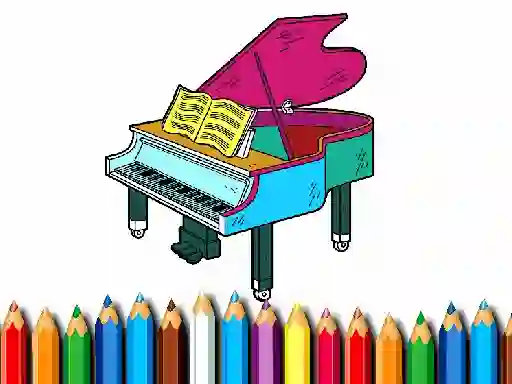 게임 Back To School: Piano Coloring Book 온라인