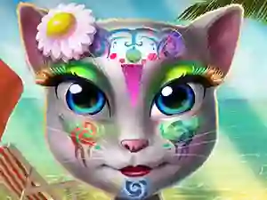 게임 Kitty Beach Makeup 온라인