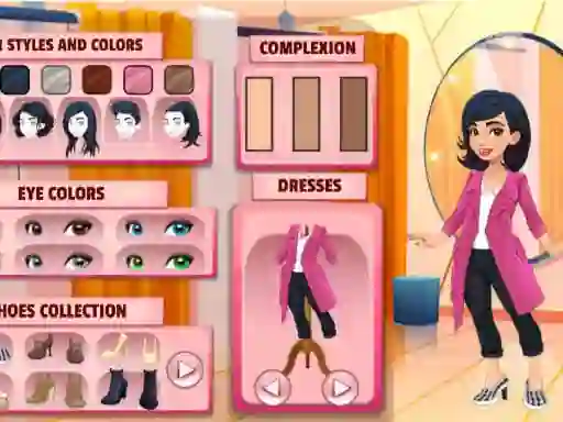 게임 Girl Dressup Deluxe 온라인