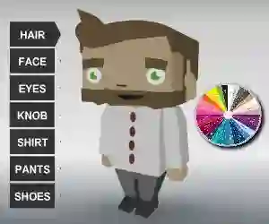게임 Coloring Bloxy Boy 온라인