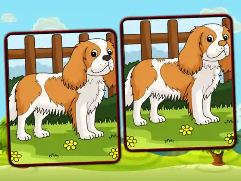 게임 Dogs Spot the Differences 온라인