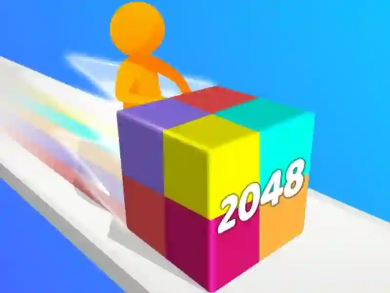 게임 Geometry Stack 2048 Run 온라인