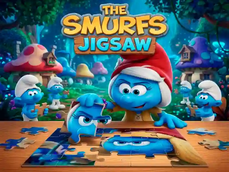 게임 The Smurfs Jigsaw 온라인