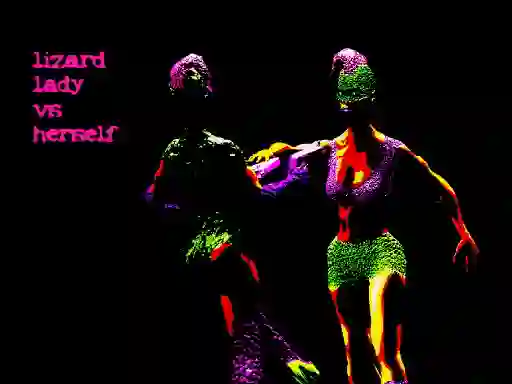 게임 Lizard Lady vs Herself 온라인