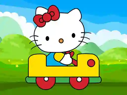게임 Cute Kitty Car Jigsaw 온라인