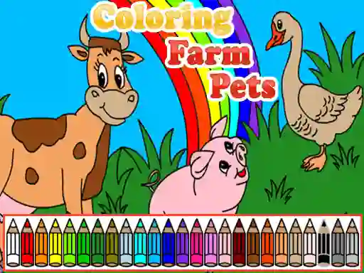 게임 Coloring Farm Pets 온라인