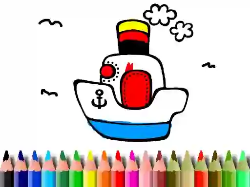 게임 Back to School: Boat Coloring 온라인