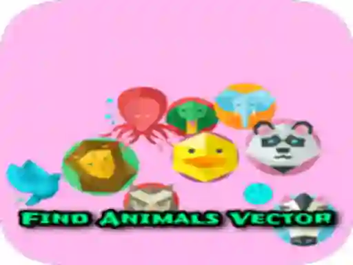 게임 Find Animals Vector 온라인