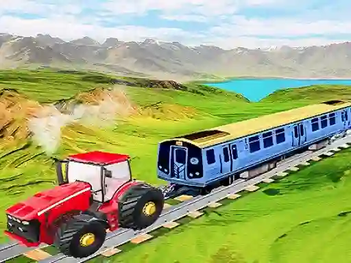 게임 Chained tractor towing train 온라인