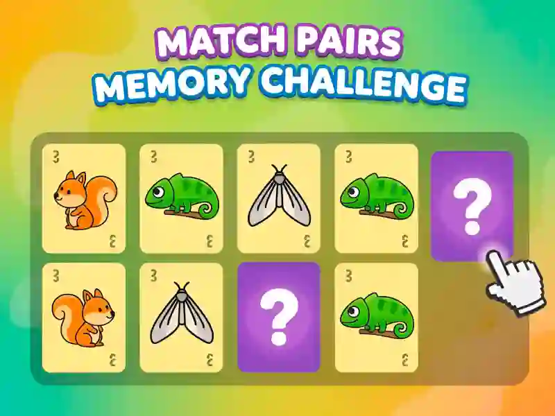 게임 Match Pairs Memory Challenge 온라인