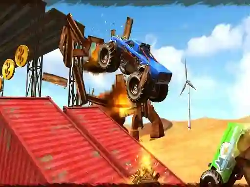 게임 Monster Truck Impossible Track Plane Simulator 온라인