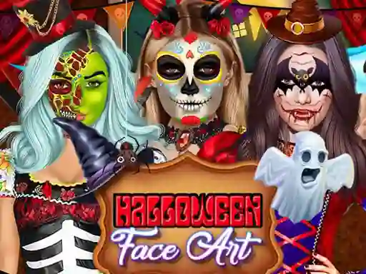 게임 Kylie Jenner Halloween Face Art 온라인