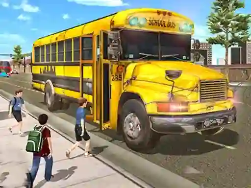 게임 City School Bus Driving 온라인