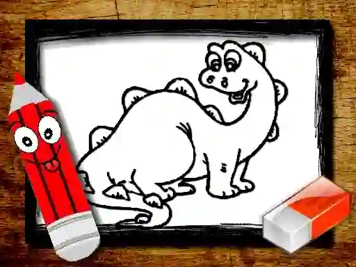 게임 Back To School: Dinosaur Coloring Book 온라인
