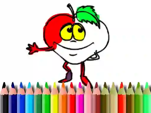 게임 Back To School: Fruits Coloring 온라인