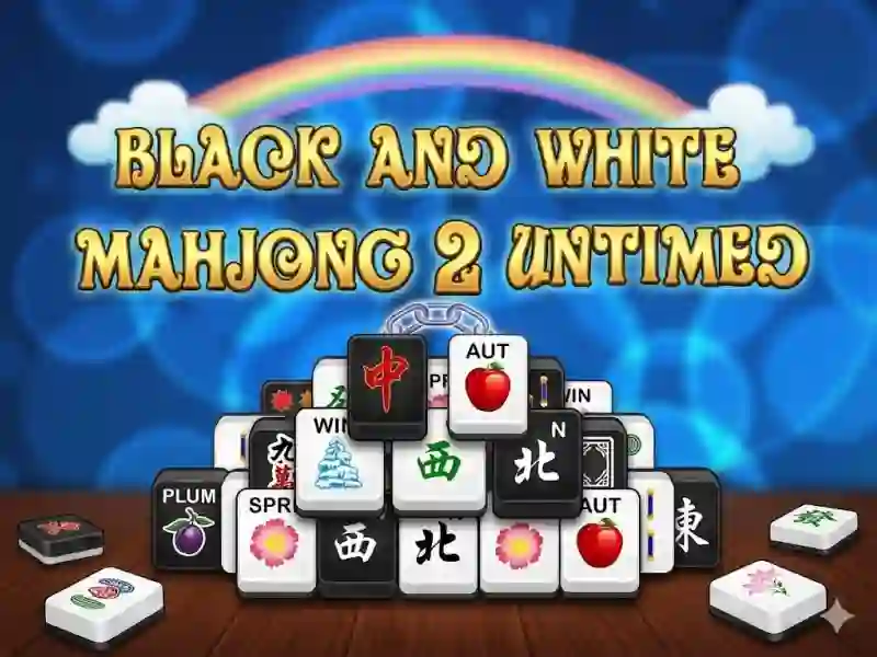 게임 Mahjong Black White 2 Untimed 온라인