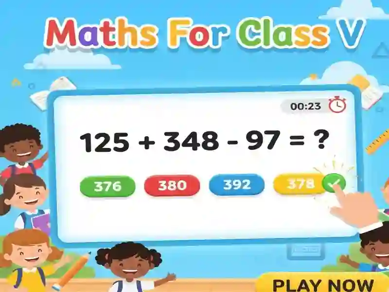 게임 Maths For Class V 온라인