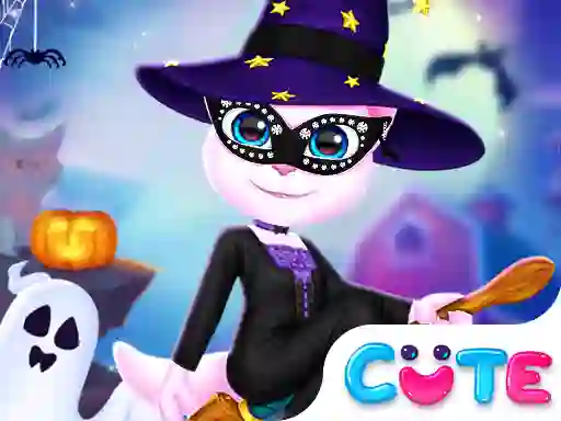 게임 Cat Girl Halloween Preparation 온라인