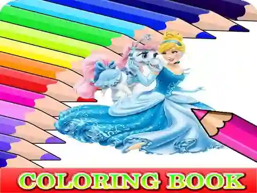 게임 Coloring Book for Cinderella 온라인