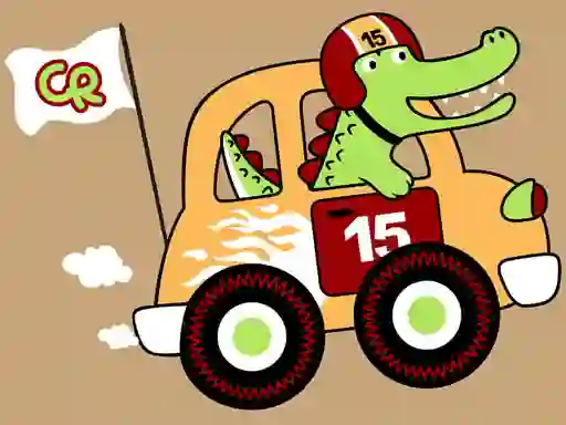 게임 Fast Racing Cars Coloring 온라인
