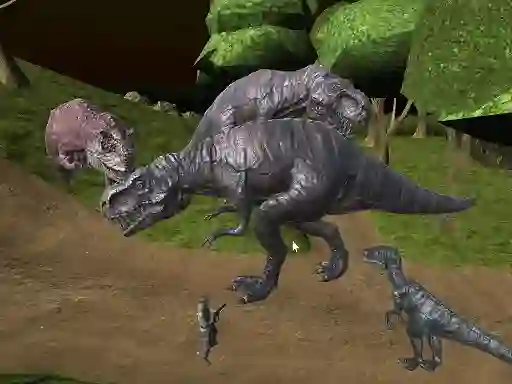 게임 Mightnight Multiplayer Dinosaur Hunt 온라인