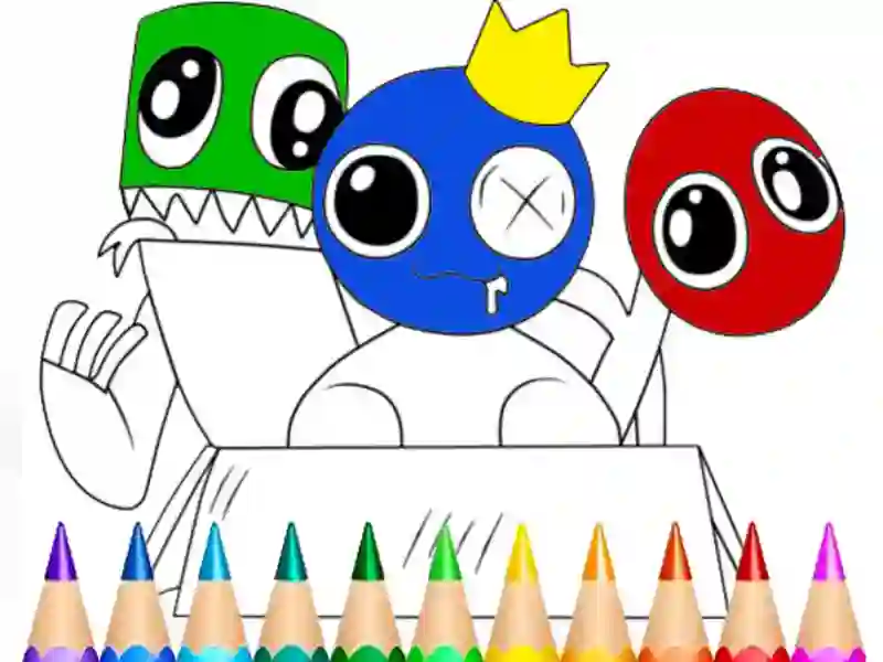게임 Rainbow Friends Coloring Book 온라인