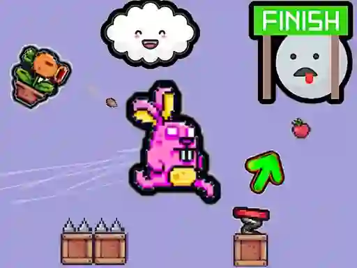 게임 Cute Rabbit's Challenging Adventure 온라인