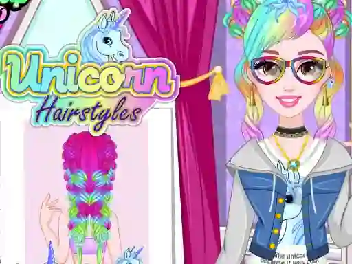 게임 Unicorn Hairstyles 온라인