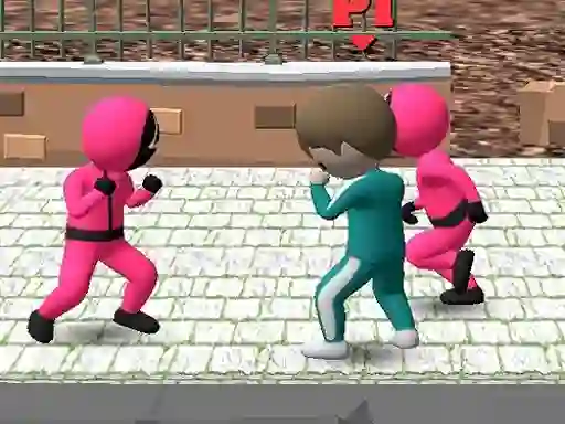 게임 Squid Game Multiplayer Fighting 온라인