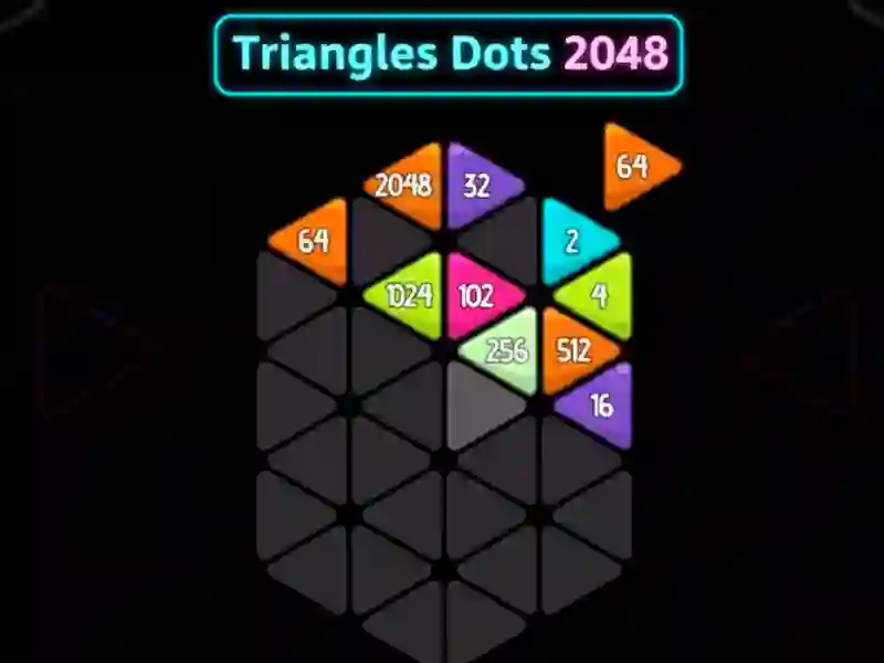 게임 Triangles Dots 2048 온라인