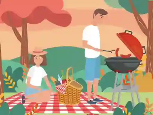 게임 Barbecue Picnic Hidden Objects 온라인