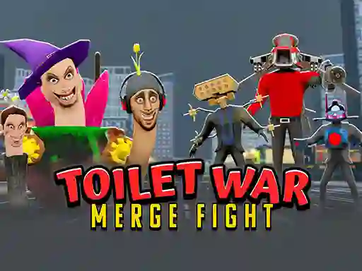 게임 Toilet War: Merge Skibidi 온라인