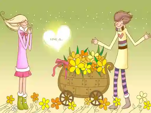 게임 Love Couple Slide 온라인